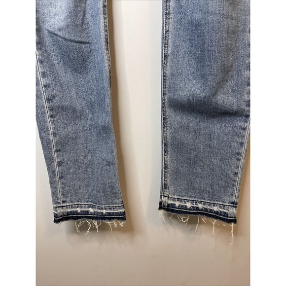 Rag & Bone Women’s Straight Leg Medium Wash Jeans Raw Hem Size 30 - Picture 3 of 9